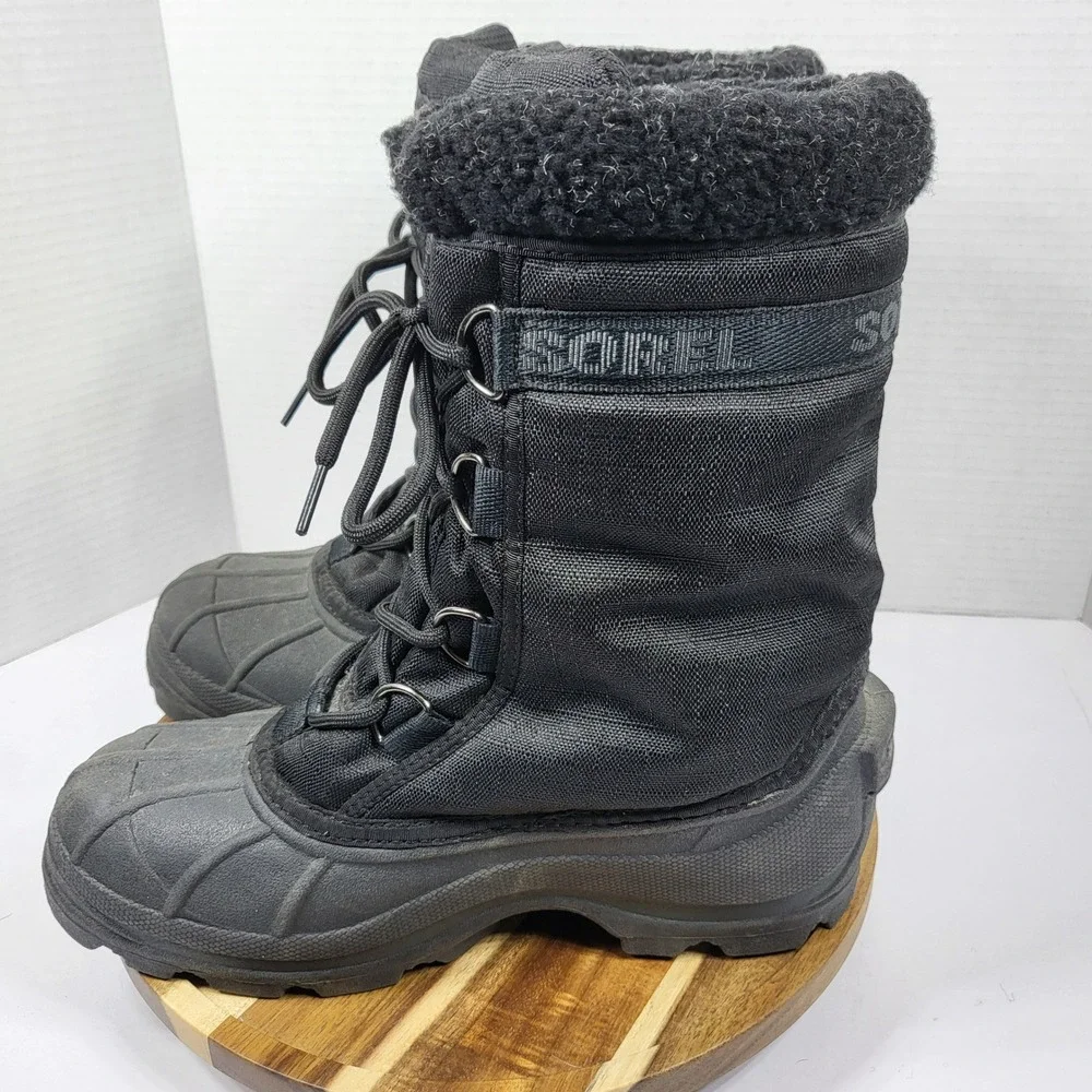 Sorel Cumberland Women 9 Black Winter Snow Boots Insulated NL1100-010 Waterproof